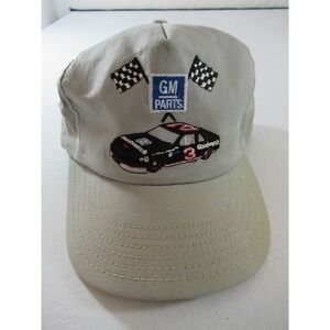 Vintage GM Goodwrench Parts Racing Embroidered Snapback Hat Gray